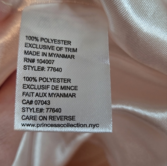 Girls American Princess pink lacey dress with tule underlay size 7 - Picture 9 of 9